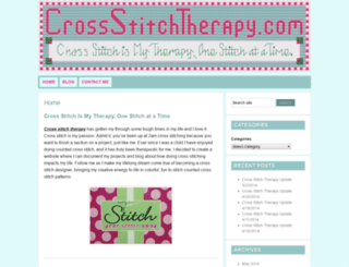 crossstitchtherapy.com screenshot