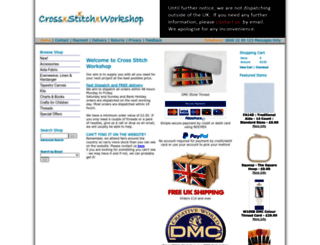 crossstitchworkshop.co.uk screenshot