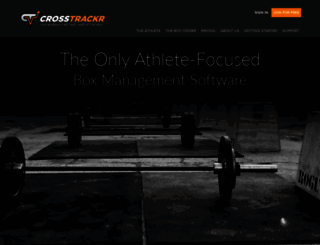 crosstrackr.com screenshot