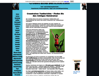 crosstrainerberichte.com screenshot