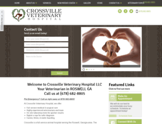 crossvillevet.com screenshot