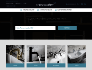 crosswater-spares.co.uk screenshot