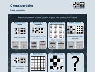 crosswordsite.com screenshot