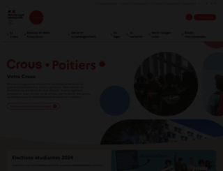 crous-poitiers.fr screenshot