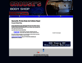 crousesbodyshop.com screenshot