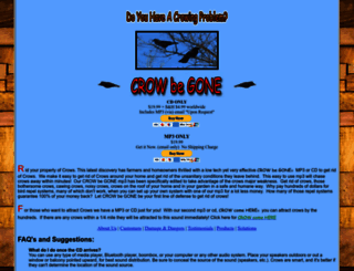 crowbegone.com screenshot