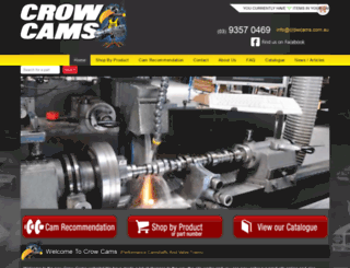 crowcams.com.au screenshot