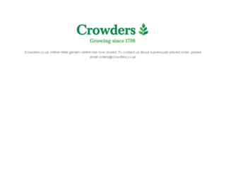 crowders.co.uk screenshot