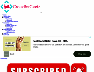 crowdforgeeks.com screenshot