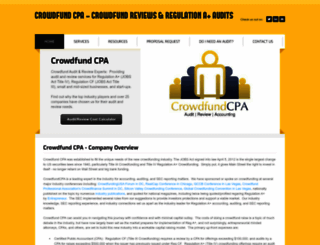 crowdfundcpa.com screenshot