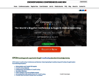 crowdfundingconferenceseminar.com screenshot