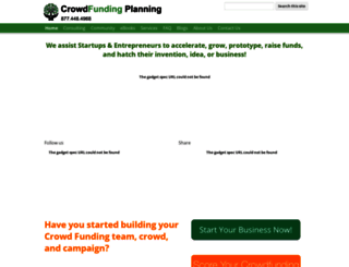 crowdfundingplanning.com screenshot