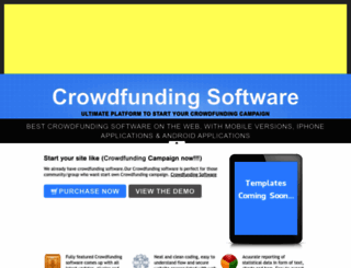 crowdfundingscript.com screenshot