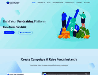 crowdfundly.com screenshot