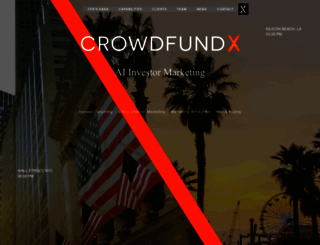 crowdfundx.io screenshot