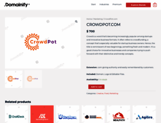 crowdpot.com screenshot