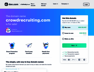 crowdrecruiting.com screenshot
