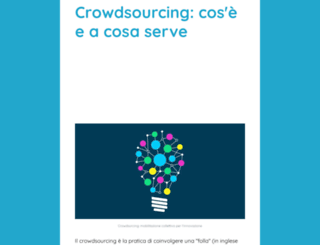 crowdsourcingnetwork.it screenshot