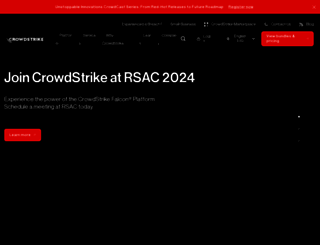 crowdstrike.com screenshot