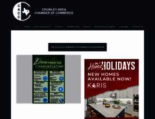 crowleyareachamber.org screenshot