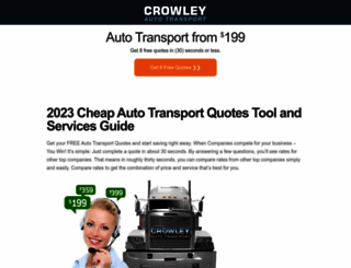 crowleyautotransport.com screenshot
