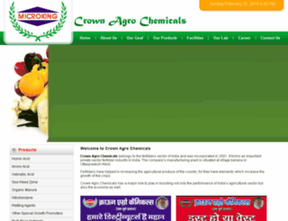 crownagrochemicals.com screenshot