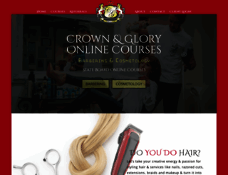 crownandgloryonline.com screenshot
