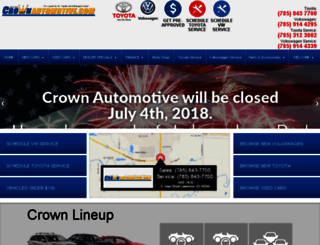 crownautomotive.com screenshot