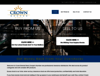 crownbrands.co.uk screenshot