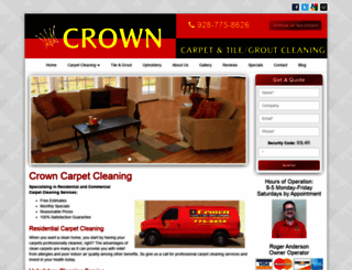 crowncarpetcleaning.net screenshot