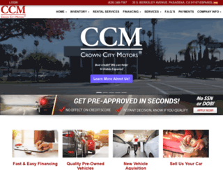 crowncitymotors.com screenshot