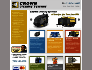 crowncleaningsystems.com screenshot