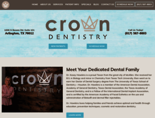 crowndentistrytx.com screenshot