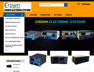 crownelectronicsystems.net screenshot