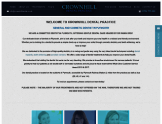 crownhilldentalpractice.co.uk screenshot