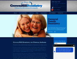 crownhilldentistry.com screenshot