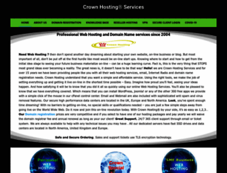 crownhosting.net screenshot
