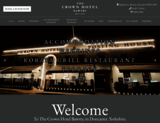 crownhotel-bawtry.com screenshot