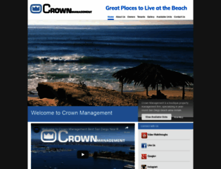 crownmanagement.com screenshot