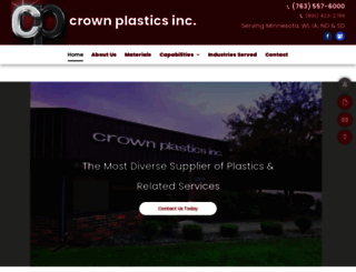 crownplasticsinc.com screenshot