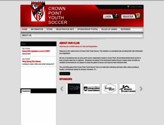 crownpointsoccer.org screenshot