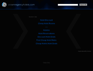 crownregencyhotels.com screenshot