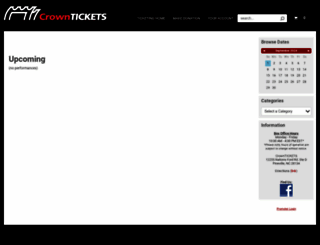 crowntickets.com screenshot