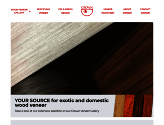 crownveneer.com screenshot