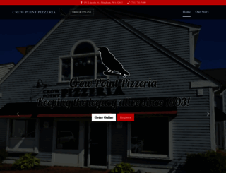 crowpointpizzeria.com screenshot