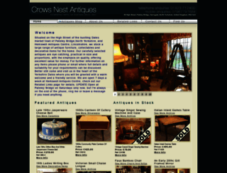 crowsnest-antiques.com screenshot