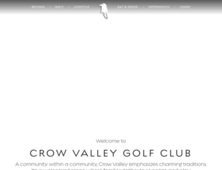 crowvalleygolfclub.com screenshot