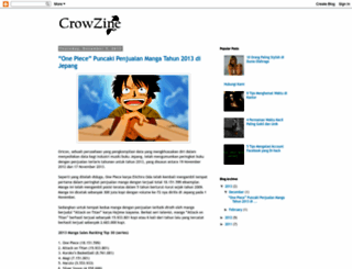 crowzine.blogspot.com screenshot