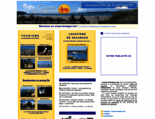 crozon-bretagne.com screenshot