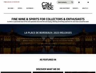 cru-wine.com screenshot